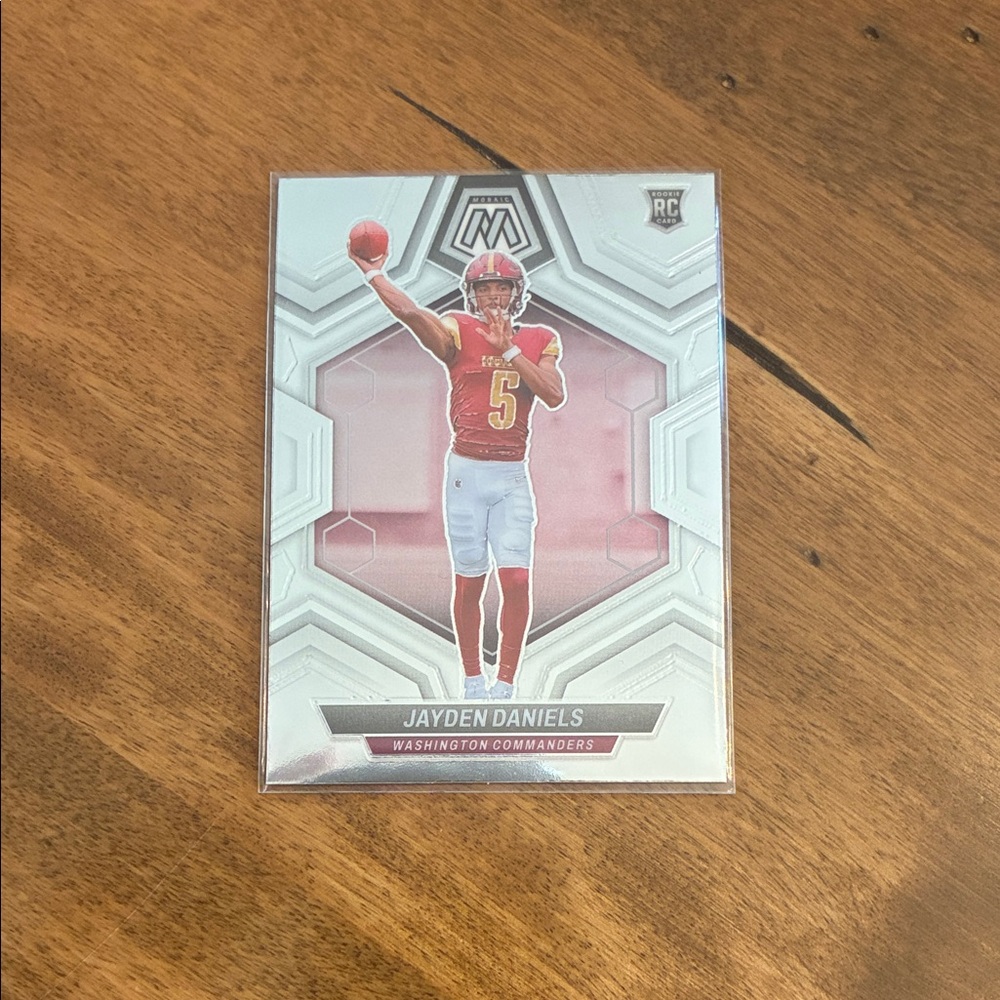 2024 Mosaic Jayden Daniels RC Silver Prizm Rookie #302 Commanders
